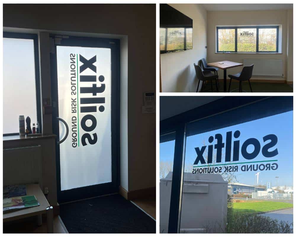 Soilfix External Logo decals at Avonmouth