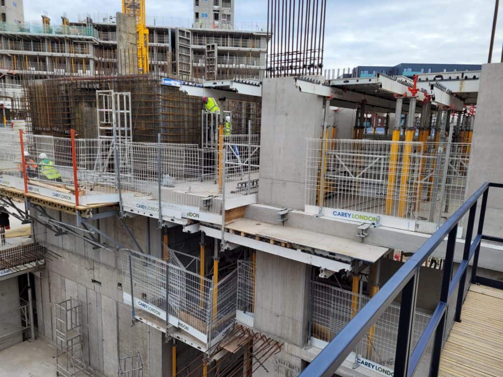 Construction site at Kew Bridge Rise Soilfix