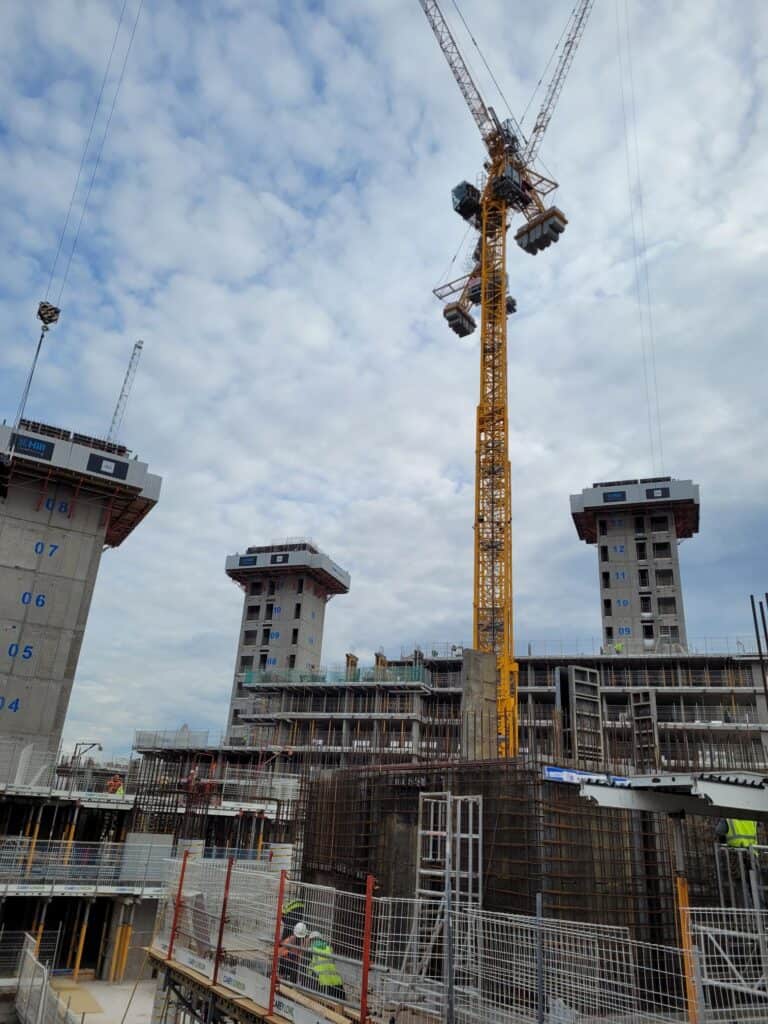 Construction site at Kew Bridge Rise Soilfix